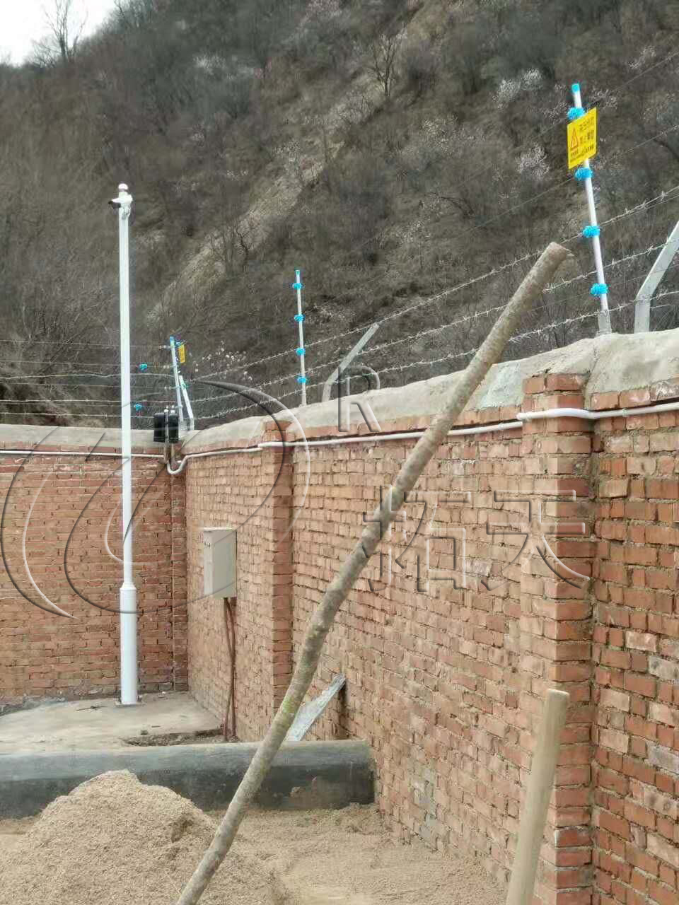 甘肃平凉炸药库脉冲围栏案例