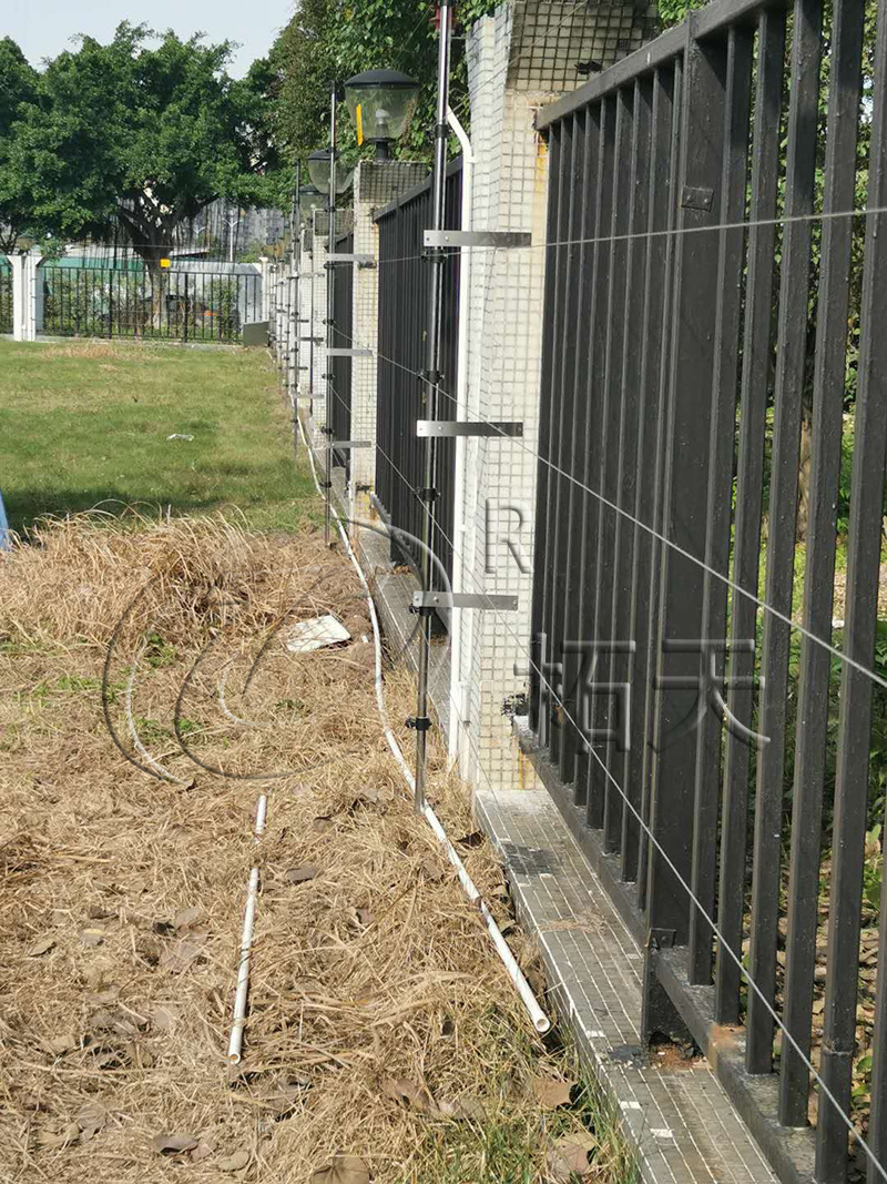 中山金源落地式脉冲电子围栏案例